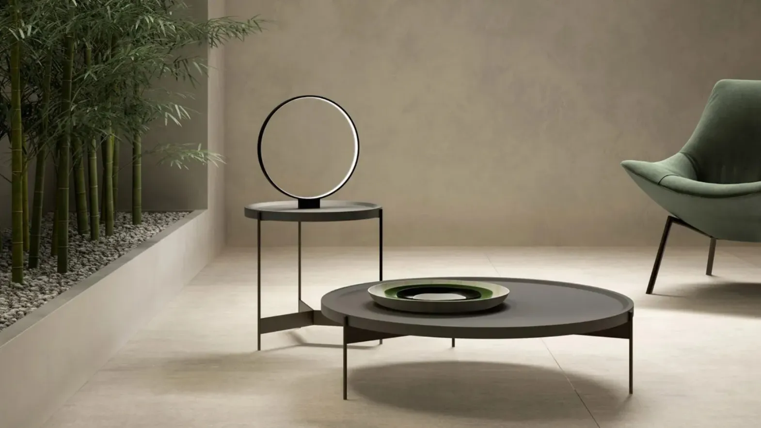 Henry coffee table in lacquered MDF by Doimo Salotti