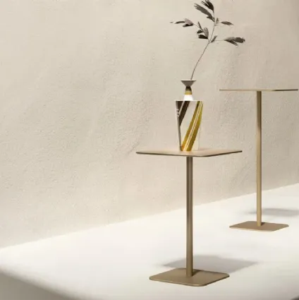 Mattia coffee table in metal by Doimo Salotti