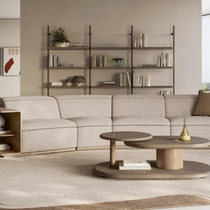 Natuzzi's Pagoda reclining sofa.