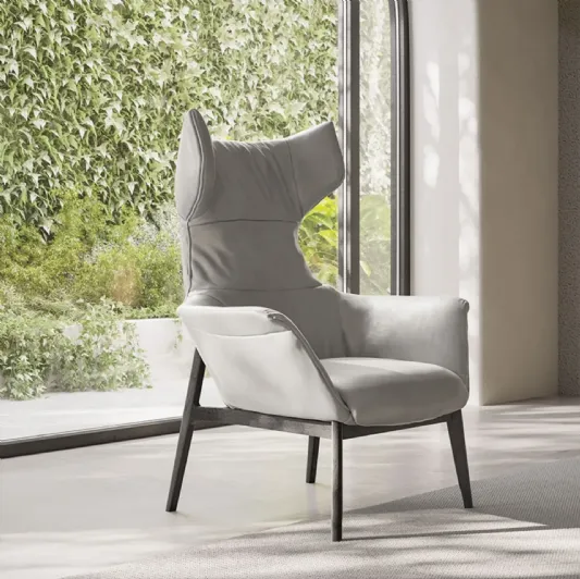 Poltrona in pelle Aura di Natuzzi
