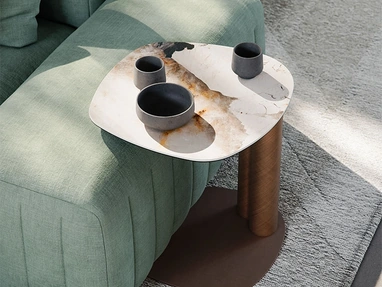 Amalfi ceramic coffee table by Cattelan Italia