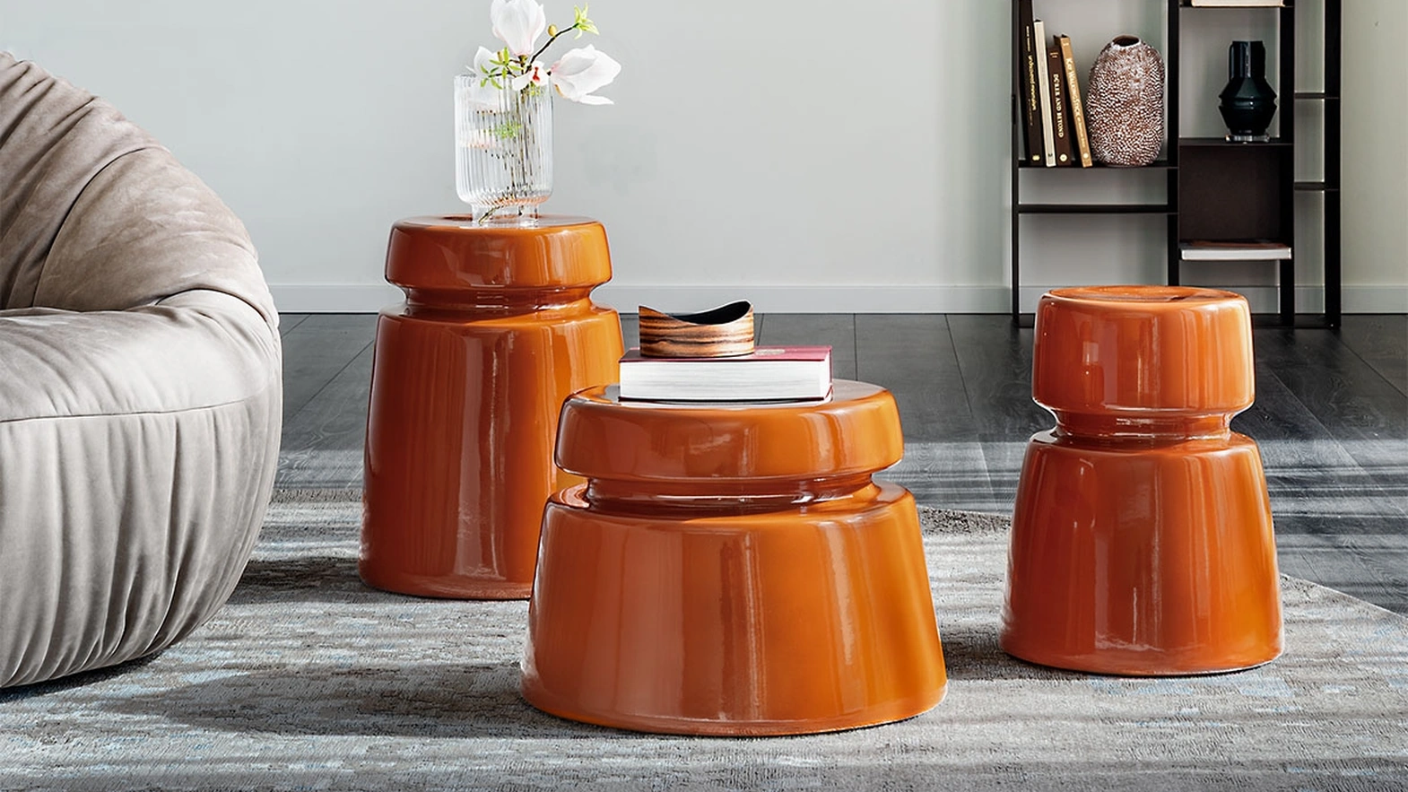 Bishop ceramic coffee table by Cattelan Italia