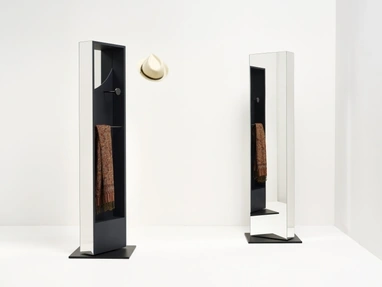 Black Mirror Coat Rack by Minotti Italia