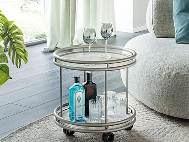 Felix rolling side table by Cattelan Italia