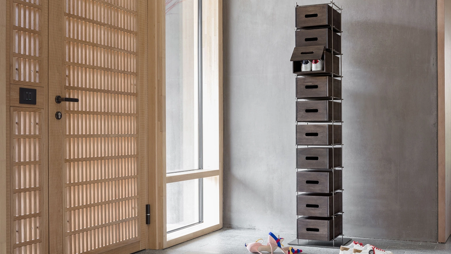 Manolo Shoe Rack by Mogg