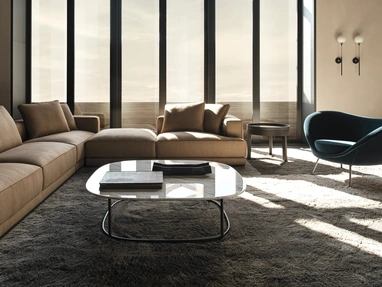 Regent marble coffee table by Molteni & C