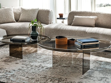 Standard side table made of Cattelan Italia glass