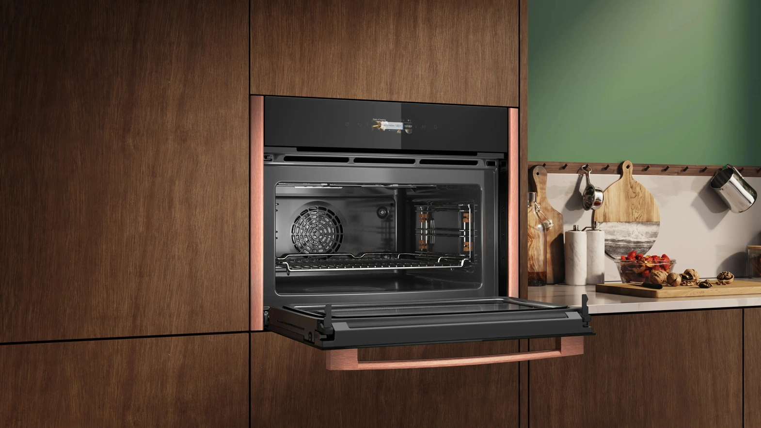 Compact combined oven with built-in microwave N 70 by NEFF