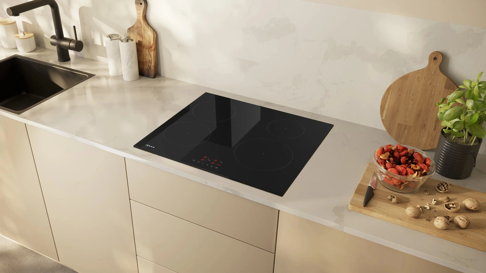 NEFF 60 cm N 30 Induction Cooktop without profiles