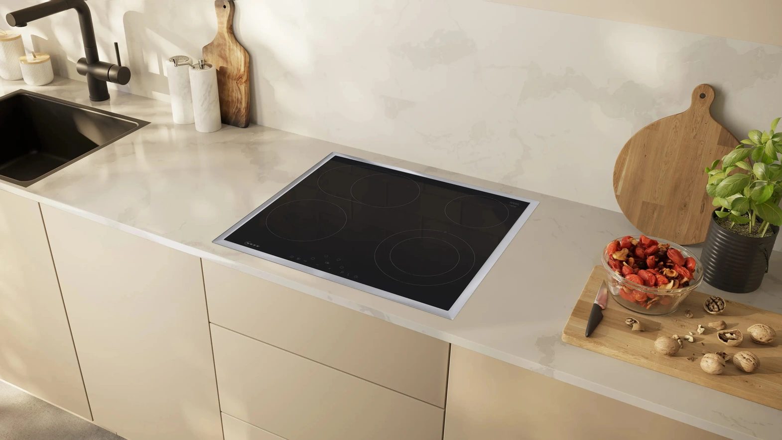 60 cm electric cooktop with N 70 profiles by NEFF