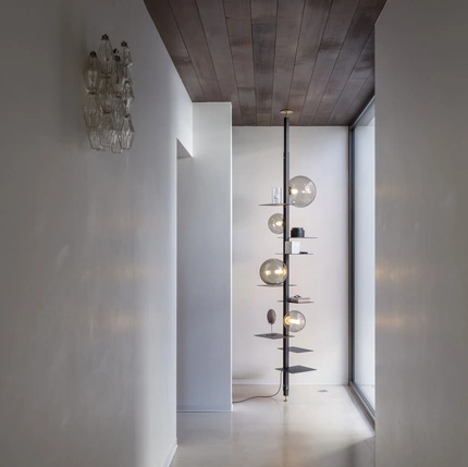 Adelaide floor-to-ceiling lamp by Mogg