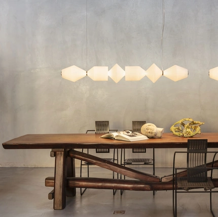 Costantina Opal Pendant Lamp by Mogg