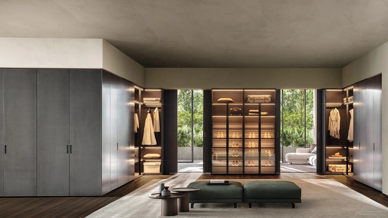 Gliss Master Wardrobe - Hollow Door by Molteni & C