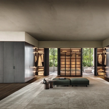 Gliss Master Wardrobe - Hollow Door by Molteni & C