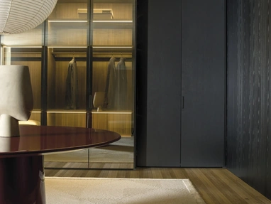 Gliss Master Wardrobe - Linear Door by Molteni & C