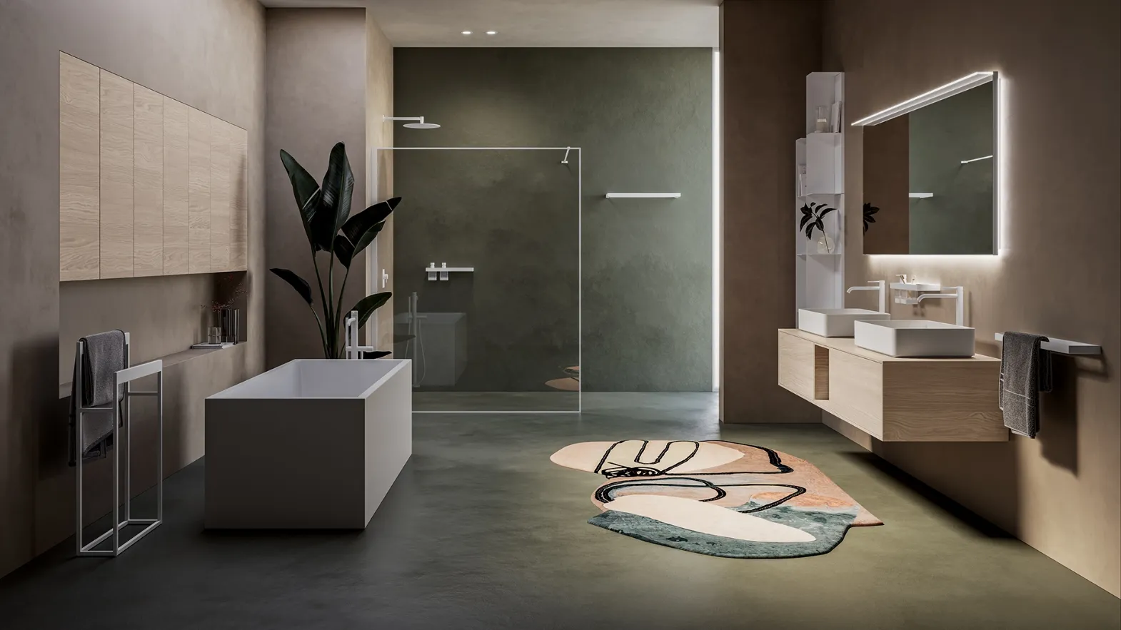 Suspended Bathroom Vanity Unit Correct 01 by Inda