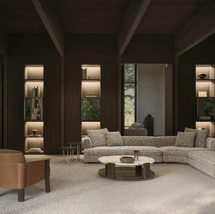 Edmond corner sofa by Molteni & C