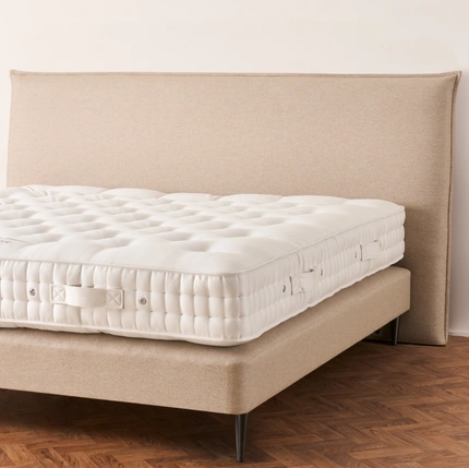 Langley upholstered bed by Vispring