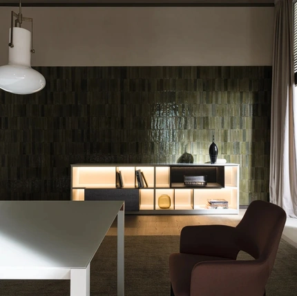 Bookcase 505 UP SYSTEM 09 by Molteni & C