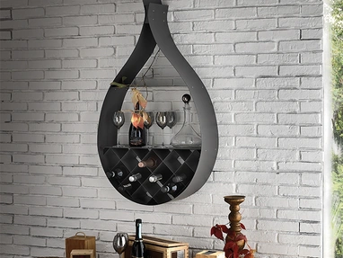 Drop wall-mounted bookcase by Cattelan Italia