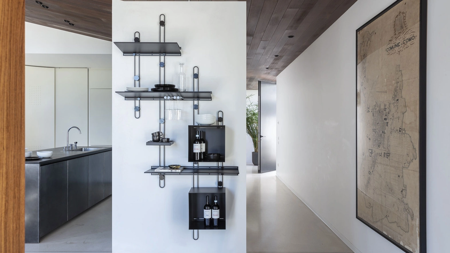 Free-Dot wall-mounted bookshelf by Mogg