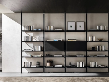 Hector Bookcase in wood by Molteni & C