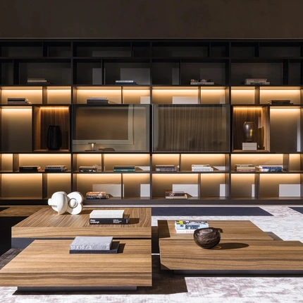 505 UP SYSTEM 07 Bookcase by Molteni & C