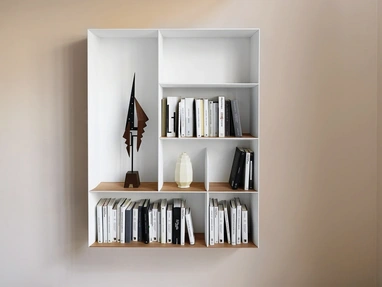 D-357-2 wall-mounted bookshelf by Molteni & C