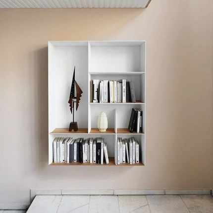 D-357-2 wall-mounted bookshelf by Molteni & C