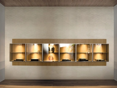 Pass-Word Grid Up Wall Unit Bookcase by Molteni & C