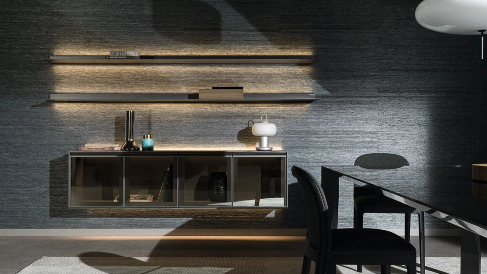 Suspended Pass Word Evolution 05 Wall Unit by Molteni & C