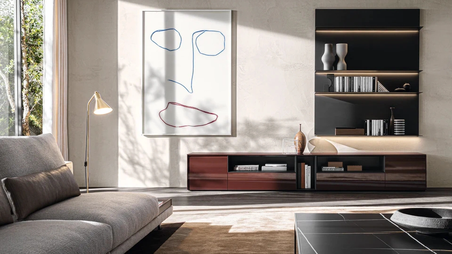 Pass Word Evolution 08 Wall Unit by Molteni & C
