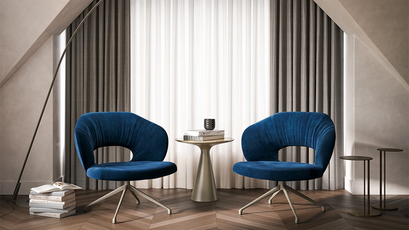 Miranda Lounge Armchair by Cattelan Italia