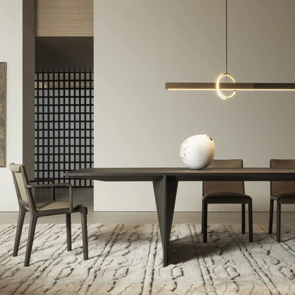 Janet leather chair by Molteni & C