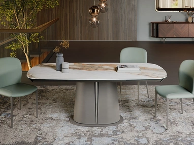 Gotham Keramik Drive extendable table by Cattelan Italia