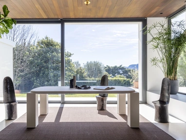 Hero Table with stone effect finish by Mogg