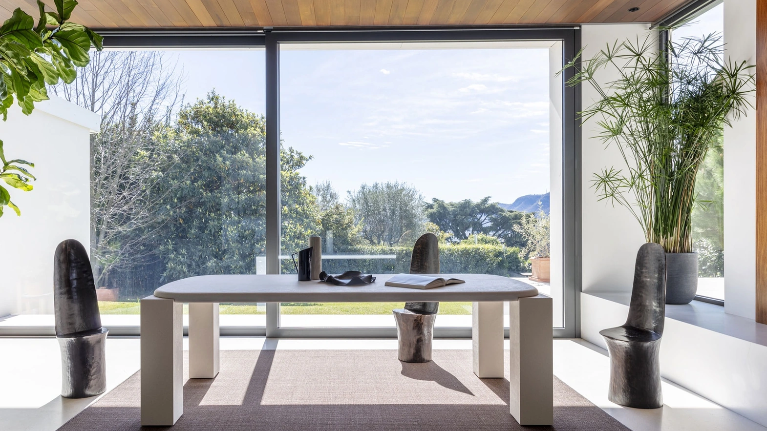 Hero Table with stone effect finish by Mogg