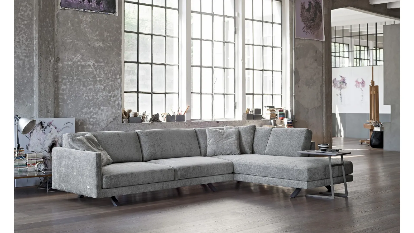stain-resistant fabric sofa doimo salotti