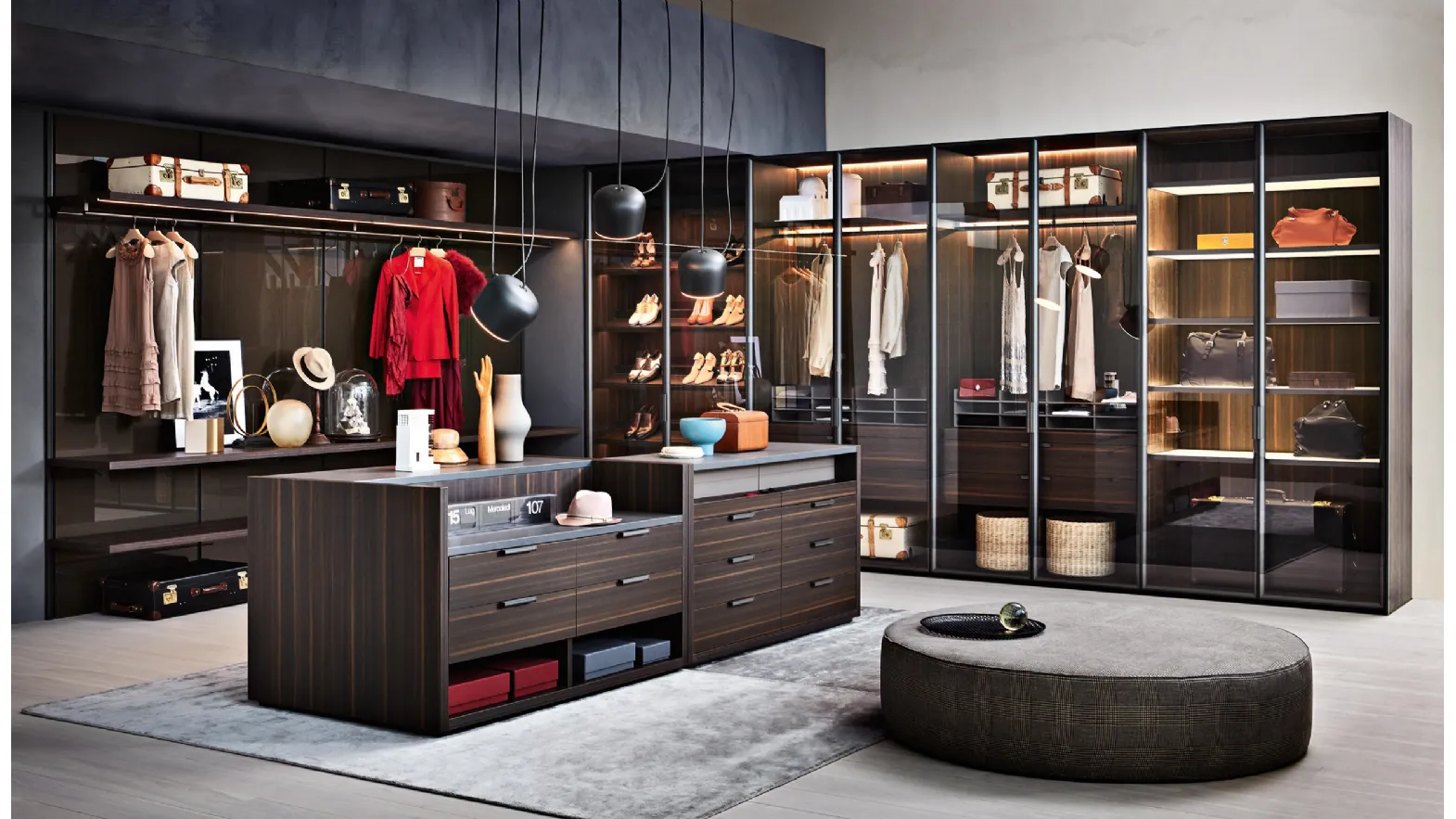 walk-in closet Molteni Gliss Master