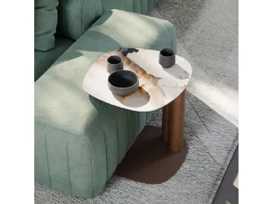 Amalfi ceramic coffee table by Cattelan Italia