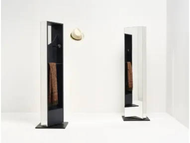 Black Mirror Coat Rack by Minotti Italia