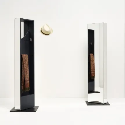 Black Mirror Coat Rack by Minotti Italia