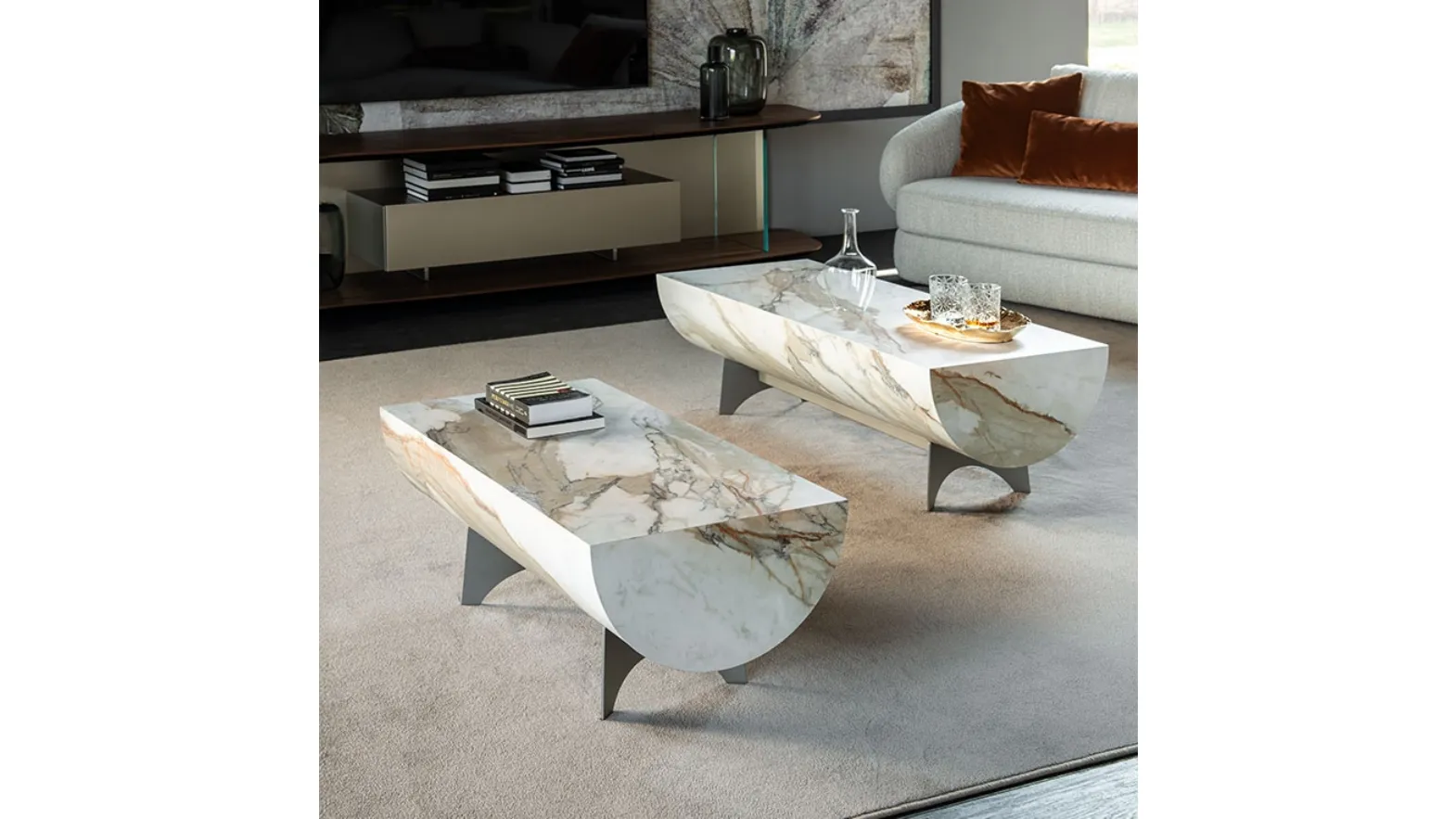 Caesar Coffee Table by Cattelan Italia.