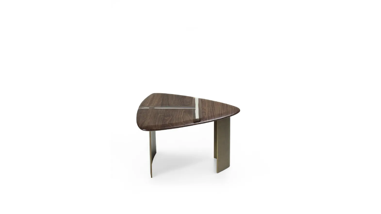 Delta solid wood and resin table by Riva1920.