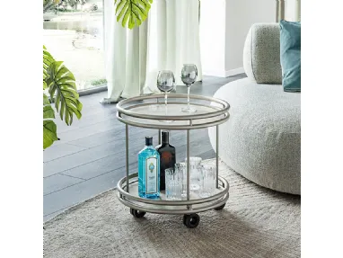 Felix rolling side table by Cattelan Italia