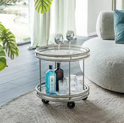 Felix rolling side table by Cattelan Italia