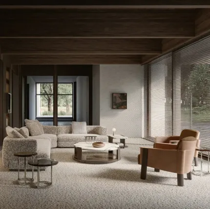 Jeanne marble coffee table by Molteni & C