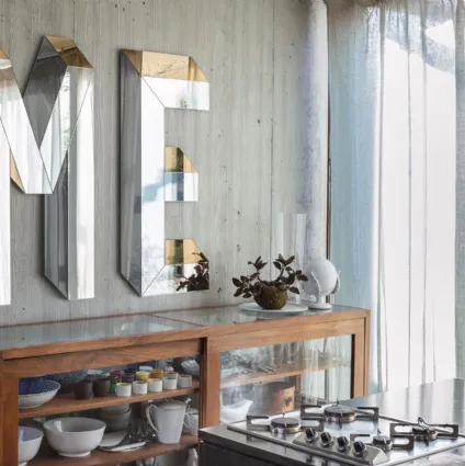 Mirror in the form of letters by Mogg
