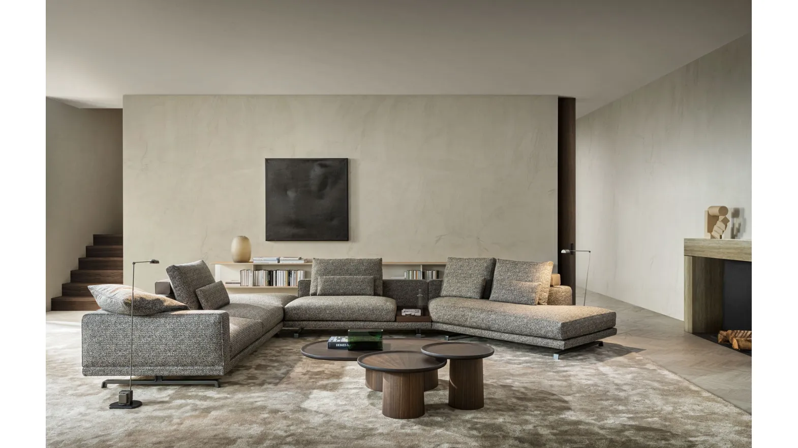 Wooden coffee table Louisa by Molteni & C