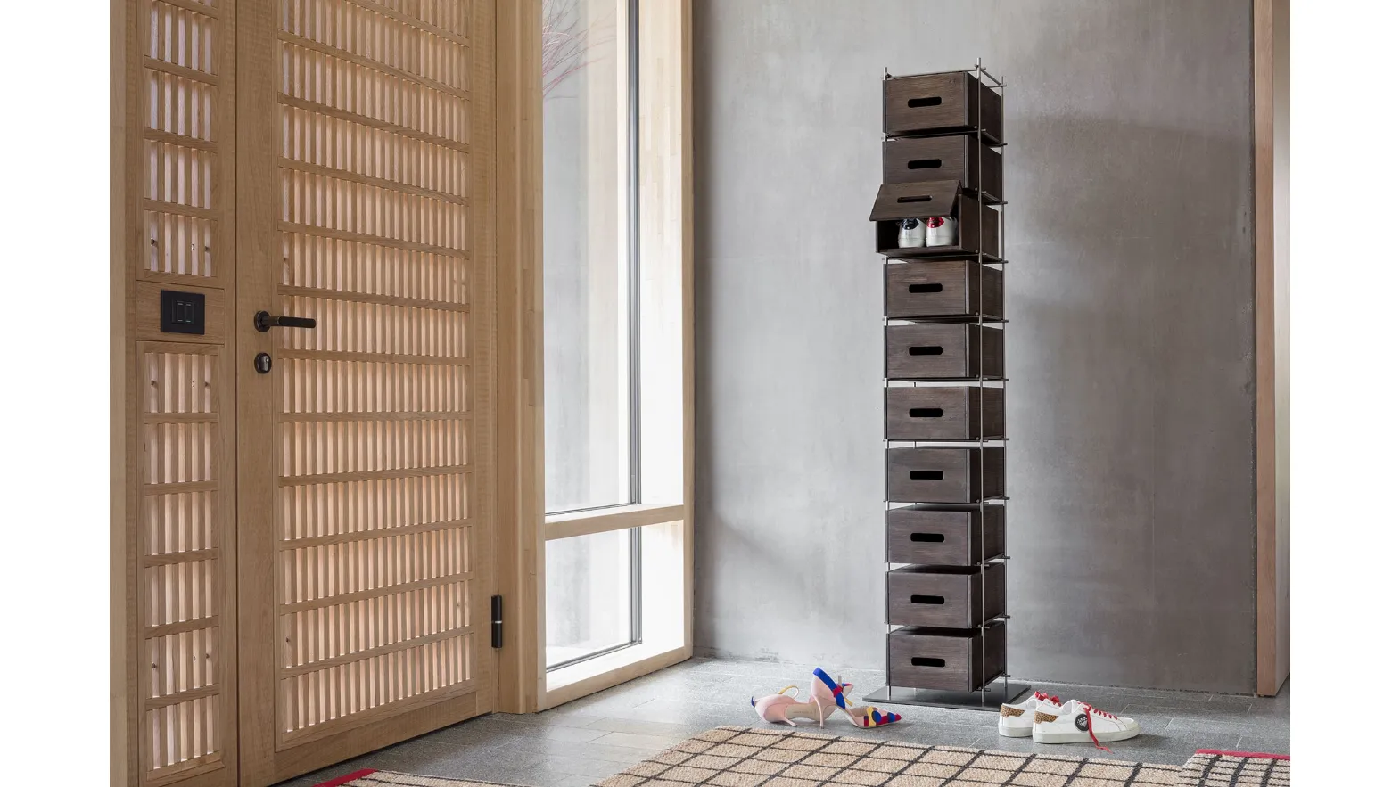 Manolo Shoe Rack by Mogg